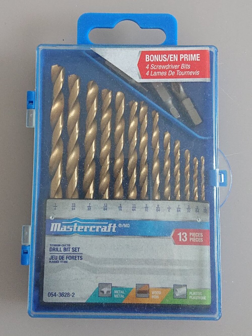 Mastercraft Titanium Drill Bit Set (Free with purchase)